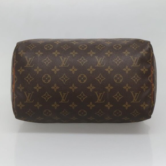 LOUIS VUITTON Monogram Speedy 30 Hand Bag - Picture 12 of 15